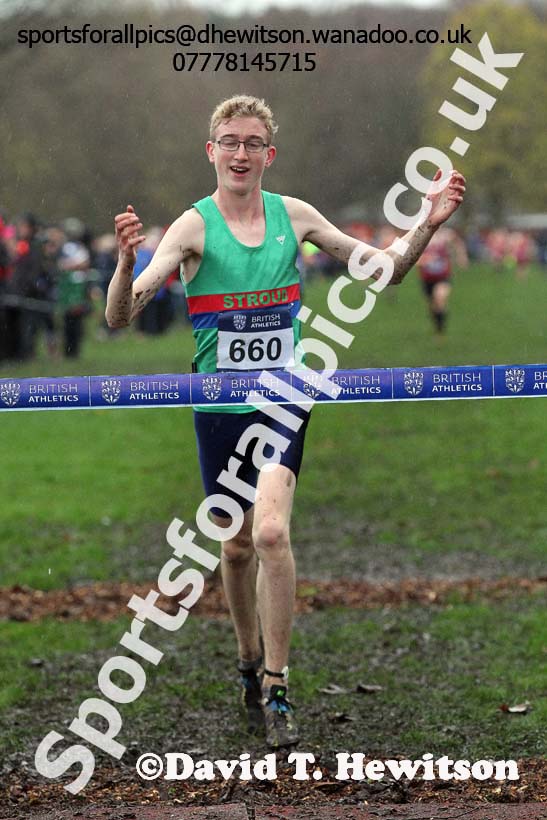 Mens under-17s, British Athletics Liverpool Cross Challenge, Sefton Park, Liverpool. Photo: David T. Hewitson/Sports for All Pics